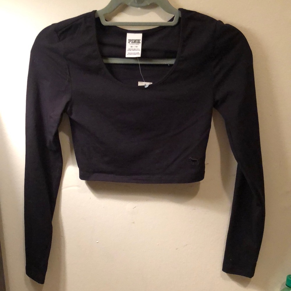 NWT PINK Victorias Secret Crop Top